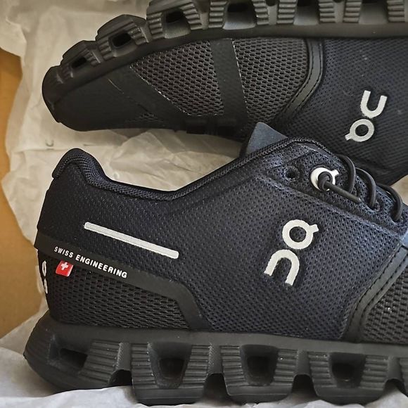 On Running Women's Cloud 5 Running Shoe in All Black
Waterproof 
Box as is Size - Picture 5 of 7